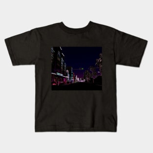 Neon Ocean View Hotel - Ocean Beach @ GTA Vice City Kids T-Shirt